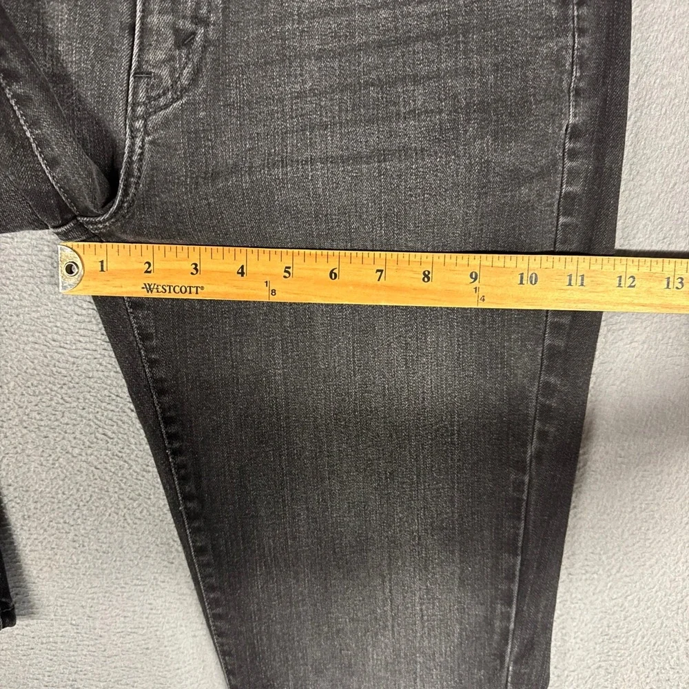 Levis Jeans Women 12 Black 529 Curvy Boot Cut Faded Mid Rise Stretch Denim